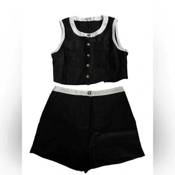 Reformation Roxy Linen Two Piece Size 4 - Picture 2 of 5